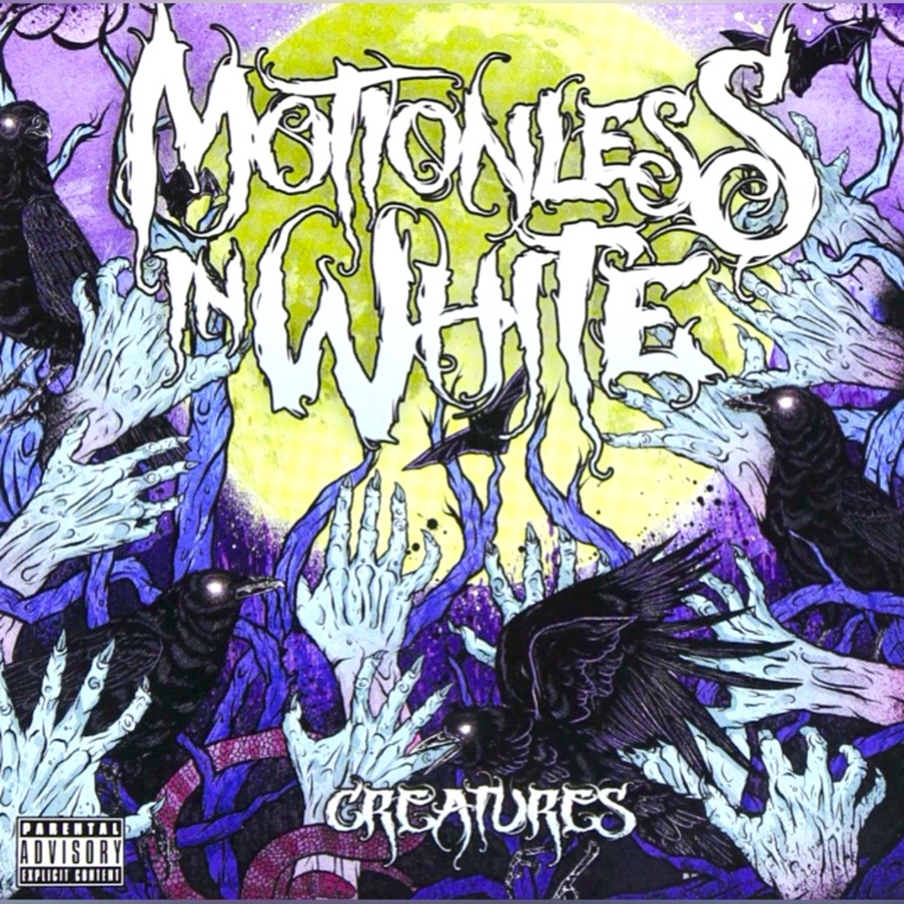 Motionless In White. Creatures. Explicit Lyrics. Parental Advisory ed. CD. NEW!!